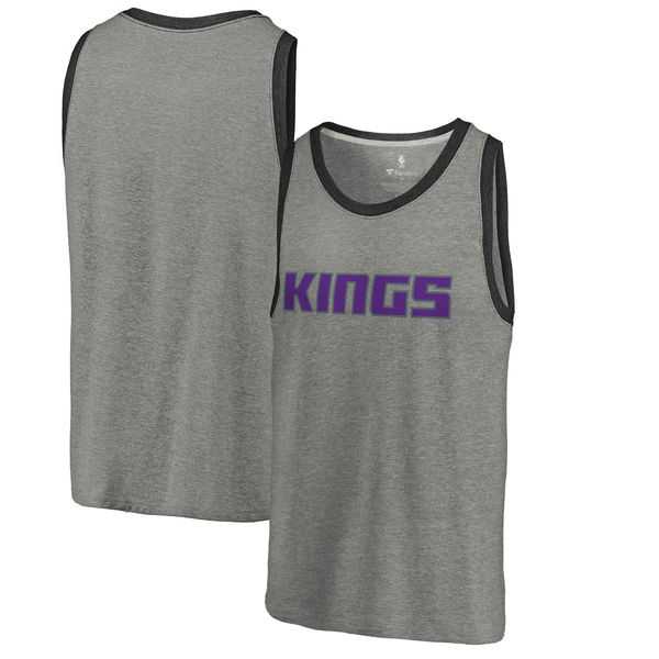 Sacramento Kings Fanatics Branded Wordmark Tri-Blend Tank Top - Heathered Gray,We sell and wholesale Sacramento Kings Fanatics Branded Wordmark Tri-Blend Tank Top - Heathered Gray on line form chian!